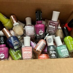 Mystery Box of Sally Hansen Nail Polishes, Lot of 25 bottles ~ Brand New